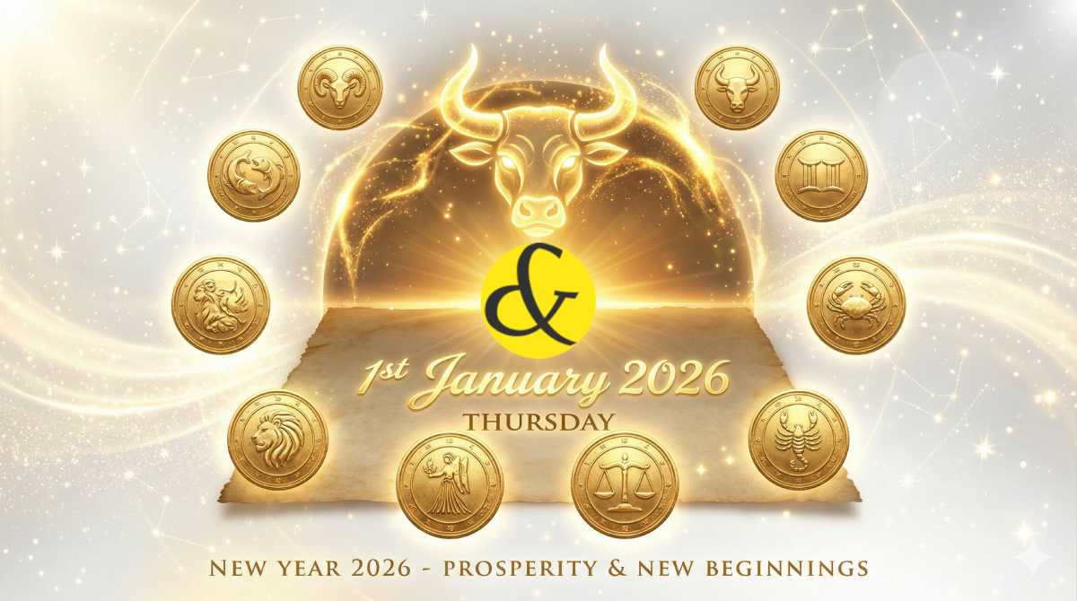 First Day of 2026: Daily Horoscope & Panchang for 01 January 2026 (New Year)