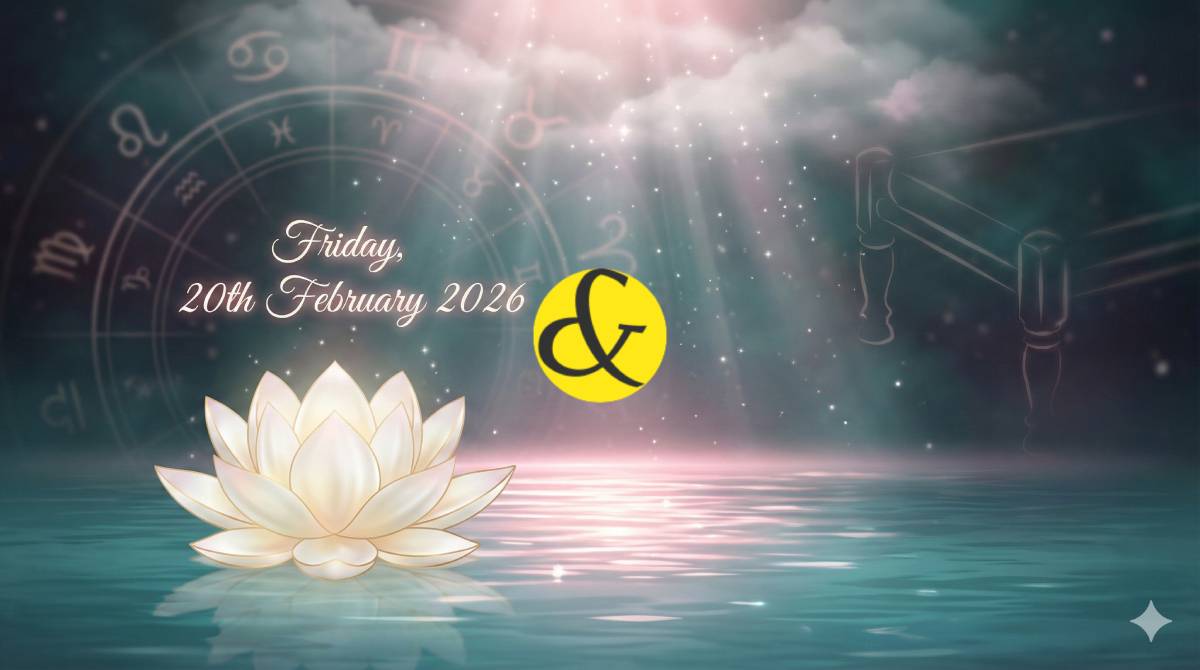Aaj Ka Rashifal 20 February 2026: Friday Horoscope, Sadhya Yoga & Daily Panchang