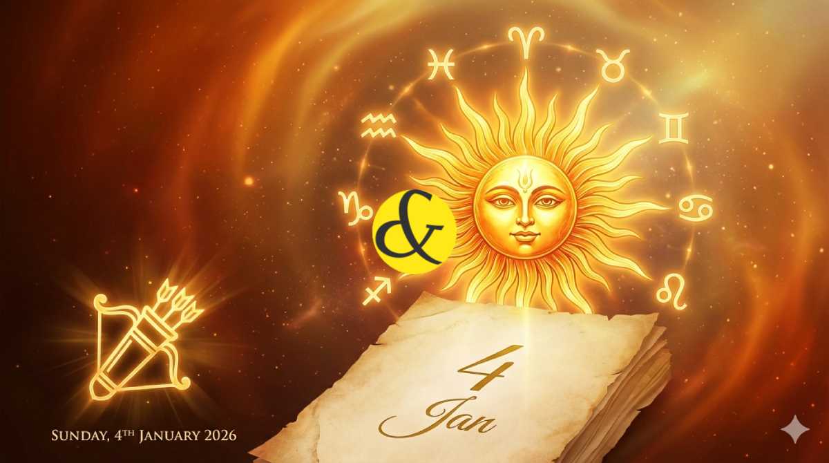 Aaj Ka Rashifal 4 January 2026: Sunday Horoscope & Solar Panchang (Krishna Paksha Starts)