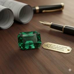 Certified Emerald (Panna) for Mercury - Vedic Gemstone