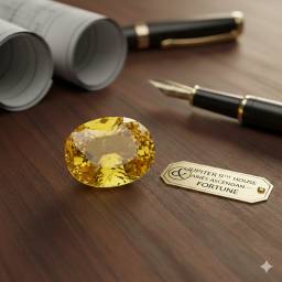 Certified Yellow Sapphire (Pukhraj) for Jupiter - Vedic Gemstone