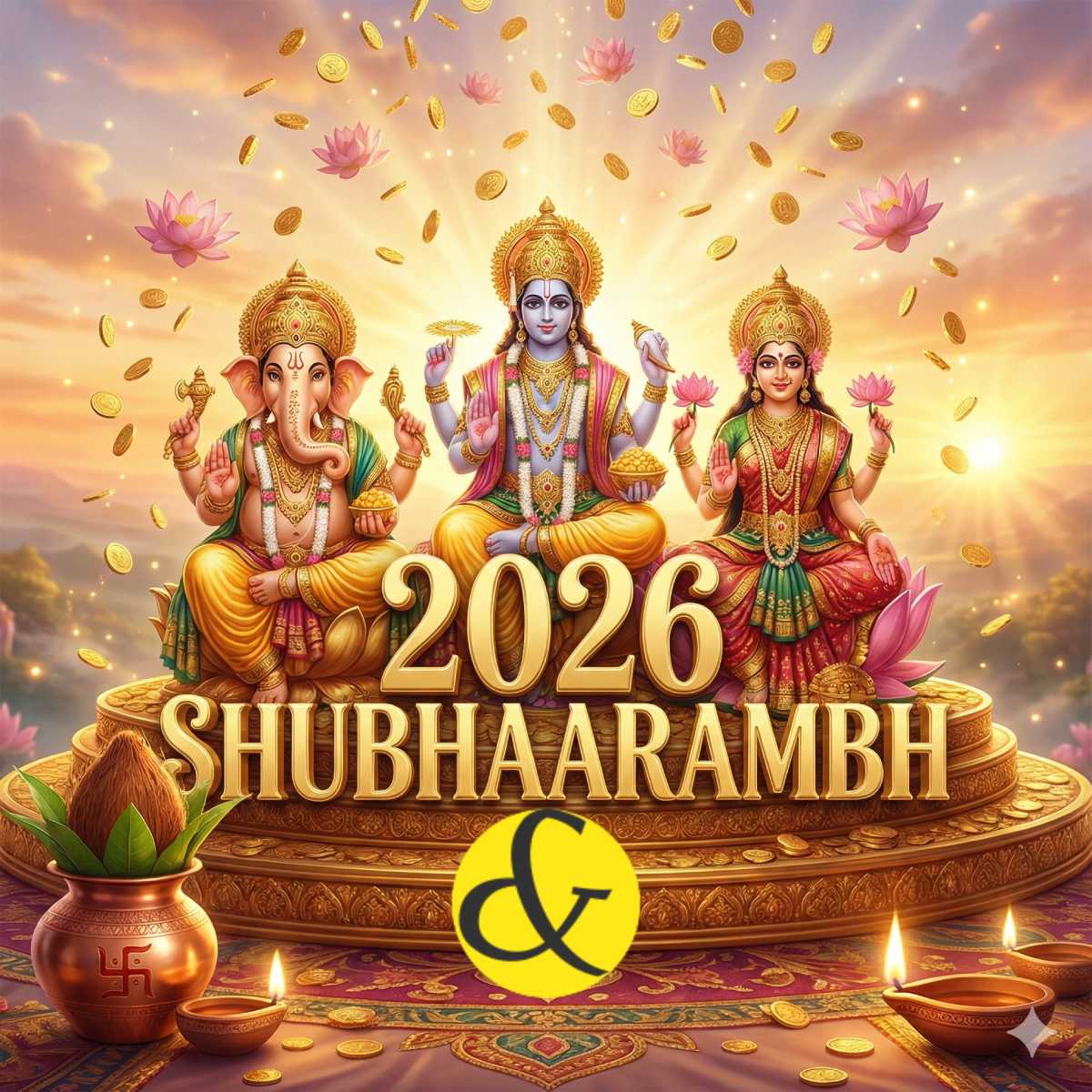 2026 New Year Special: Ganesh, Vishnu & Lakshmi Shubhaarambh Mahapuja
