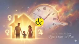 Astrological chart showing the connection between 4th and 7th house for happy family life.