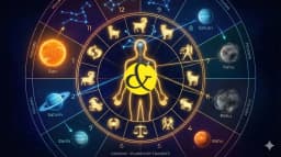 Planetary transit chart showing Sun, Moon, and Rahu affecting human life.