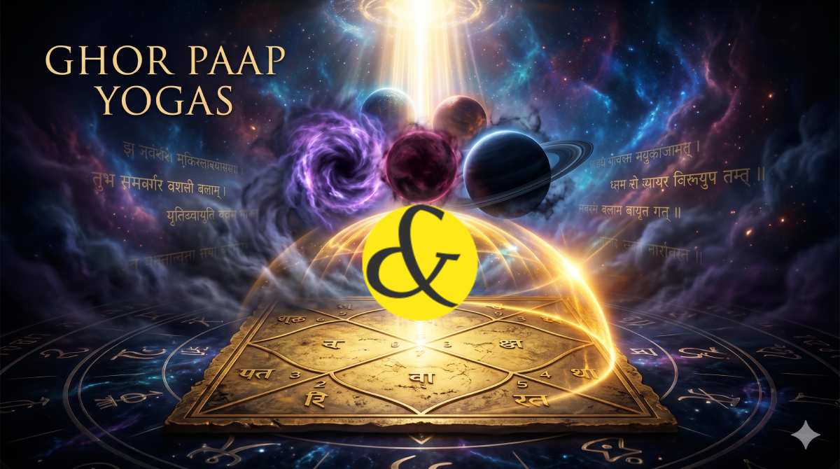 | 25 Ghor Paap Yogas in Kundli astrology chart dark planets  |