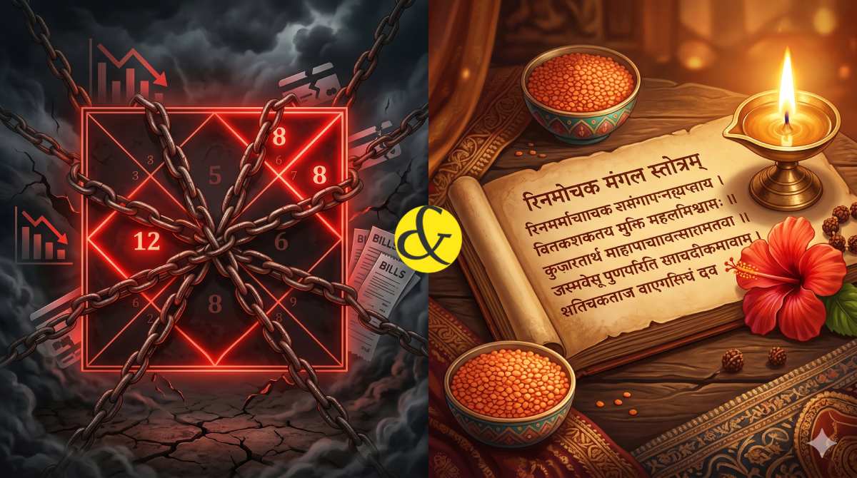 6th House & Debt: Astrological Yogas & Vedic Remedies (षष्ठ भाव का कर्ज और वैदिक समाधान)