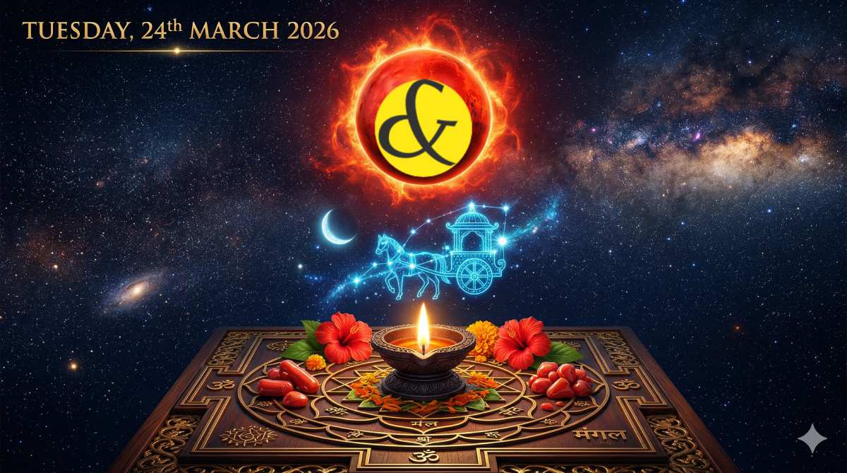 Aaj Ka Rashifal 24 March 2026: Tuesday Horoscope, Panchang & Rohini Yoga Effects