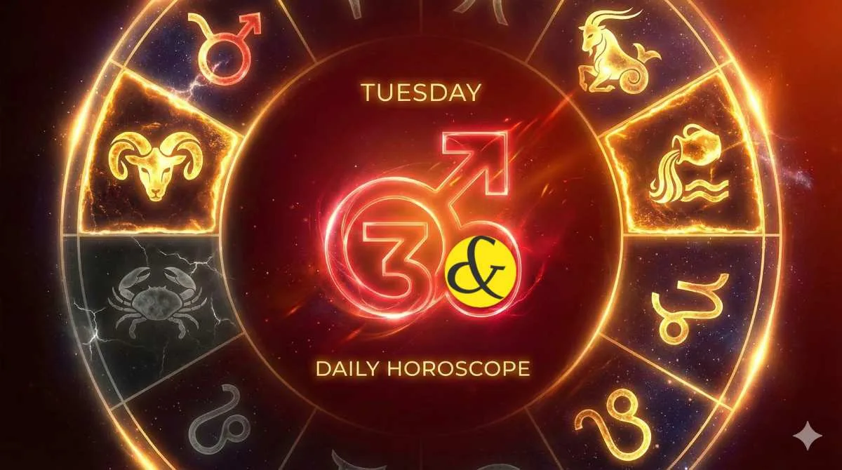 30 December 2025 Daily Horoscope Chart with Zodiac Signs and Planetary positions.