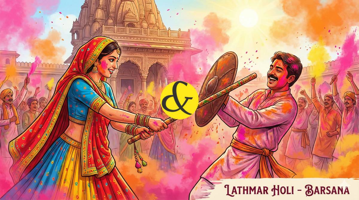 Braj Ki Holi: The Legendary Laddu Holi & Lathmar Holi of Barsana