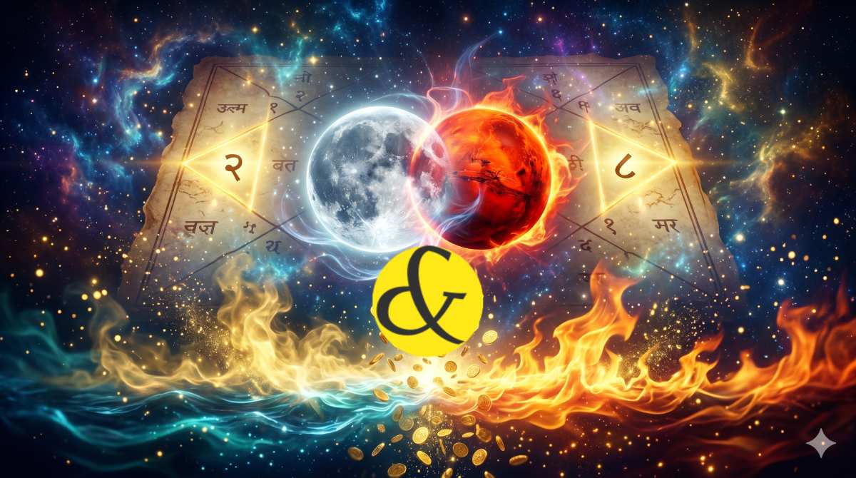 | Chandra Mangal Yuti Moon Mars conjunction Maha Lakshmi     |