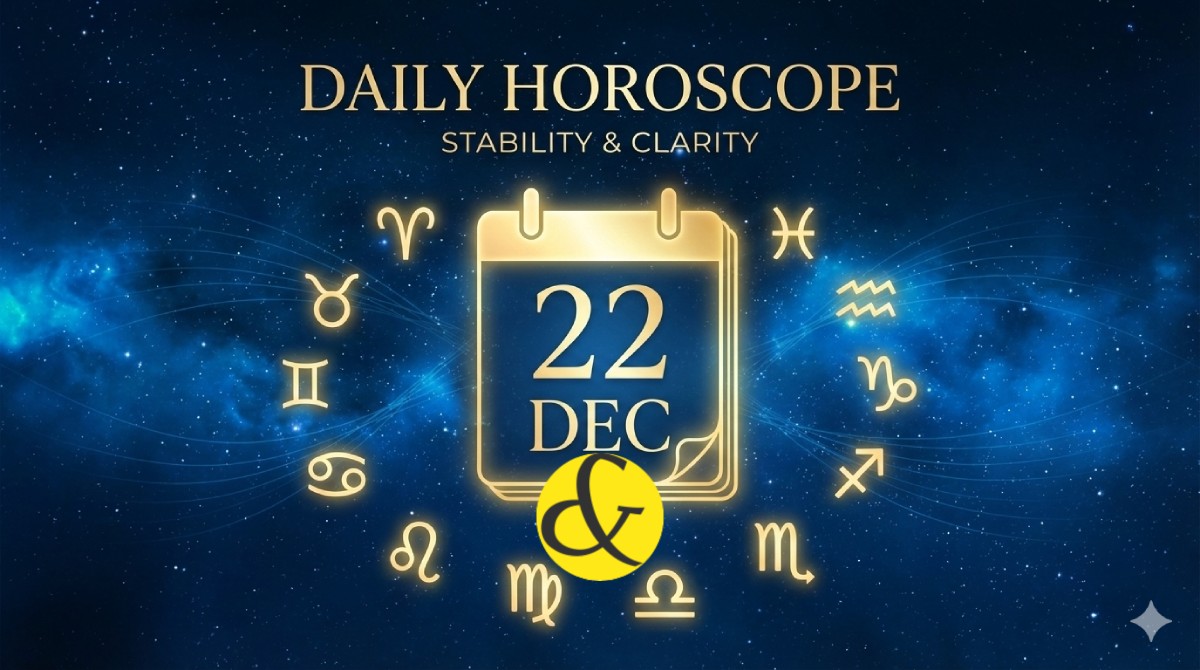 Daily Horoscope & Panchang: 22 December 2025 | Stability, Clarity & Decisive