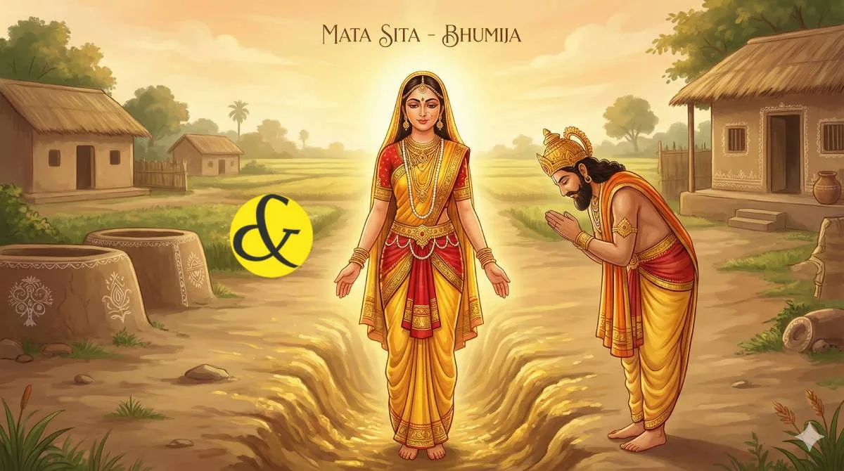 Mata Sita blessing devotees on Janaki Jayanti.