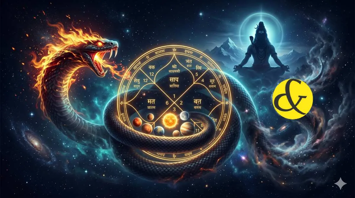 | Kaal Sarp Dosh Kundli Rahu Ketu astrology 12 types Vedic |