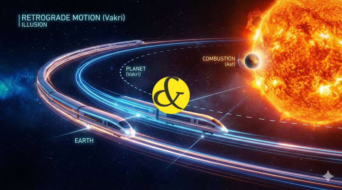 Planetary States in Astrology: Vakri (Retrograde), Margi & Ast (Combust) Explained