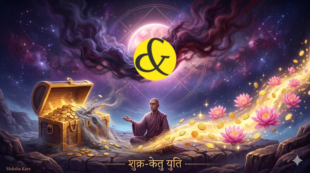 | Venus Ketu conjunction astrology wealth loss charity remedy|