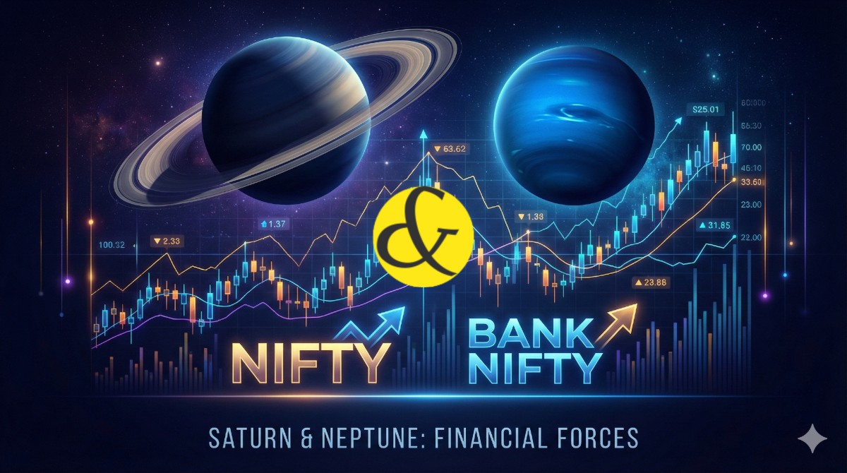 Stock Market Astrology 2026: Saturn–Neptune Reset & Nifty–Bank Nifty Outlook (Jan 27 – Mar 30)