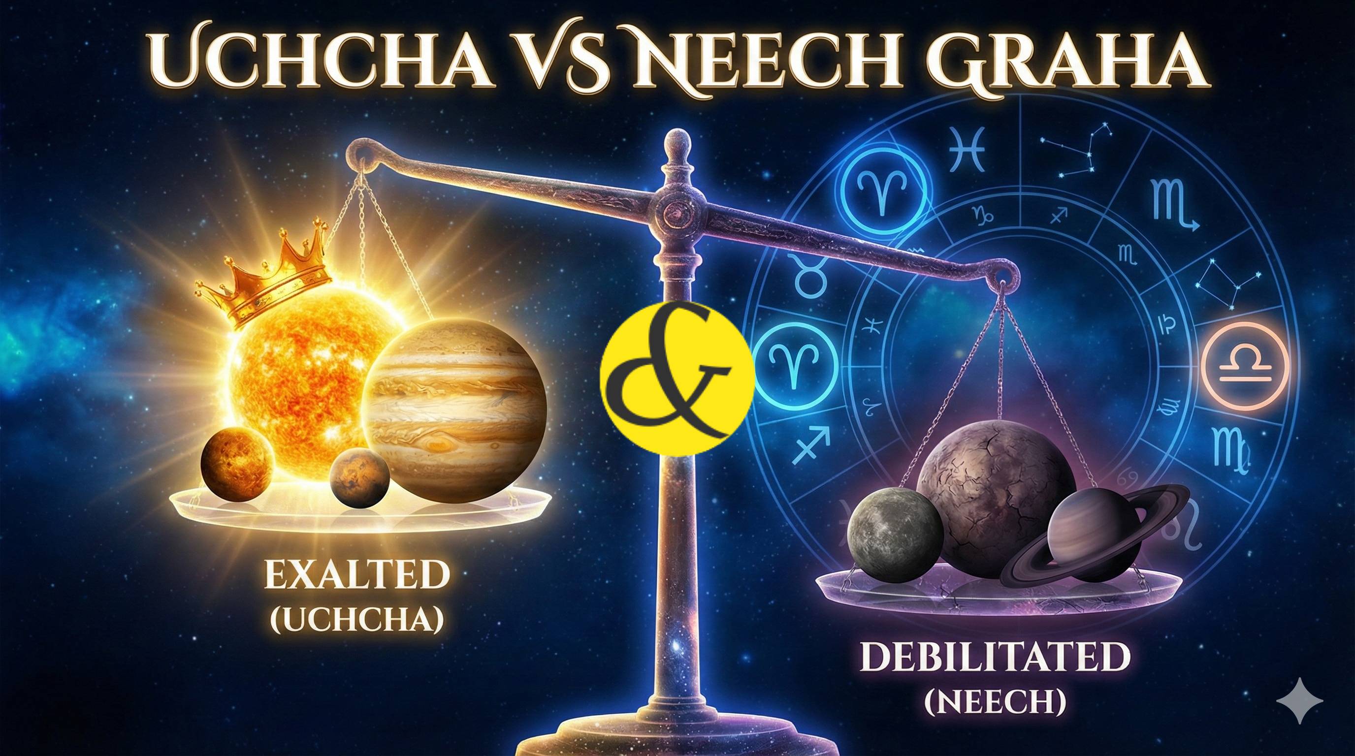 Uchcha & Neech Graha List: Which Planet is Exalted or Debilitated in Your Kundali?