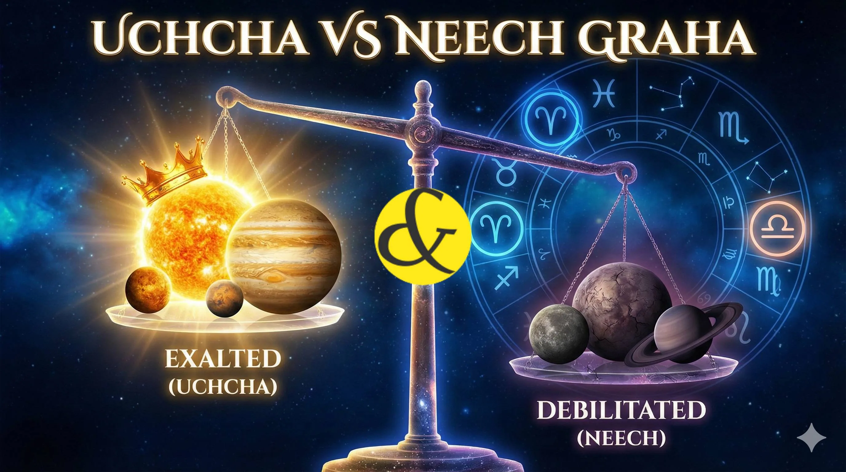 Uchcha & Neech Graha List: Which Planet is Exalted or Debilitated in Your Kundali?