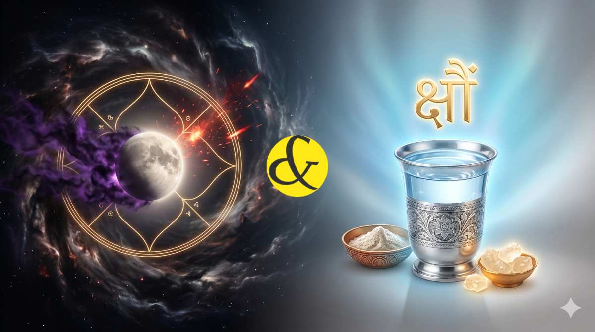 | Vedic astrology birth chart showing an afflicted Moon and  |