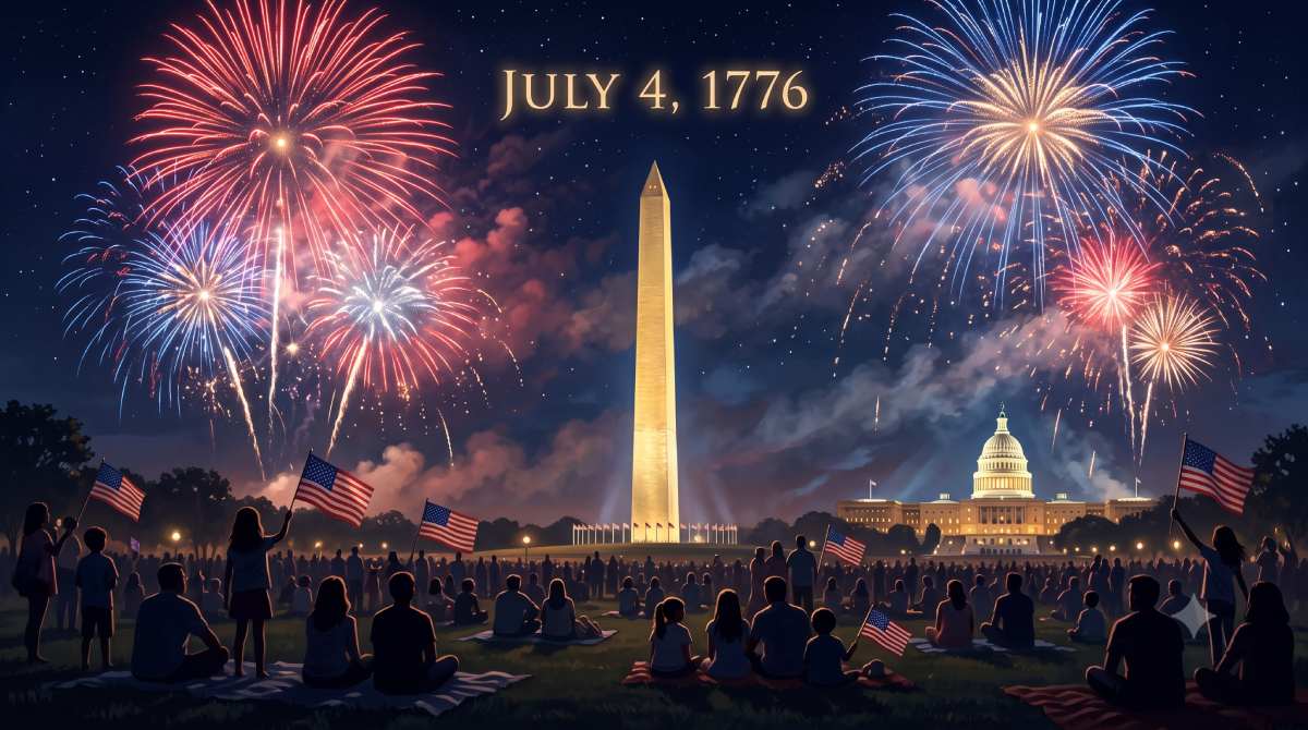 US Independence Day (4th of July): History & Significance (अमेरिका का स्वतंत्रता दिवस)