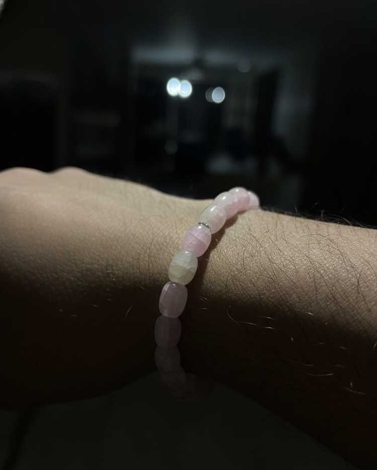 Pure Rose Quartz | Unconditional Love & Harmony Bracelet - Gallery Image 3