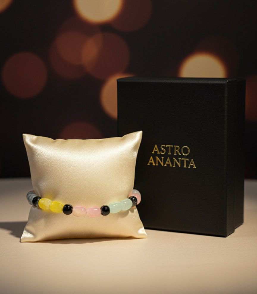 Multi-Stone "Samagra" Holistic Balance & Protection Bracelet - Gallery Image 2