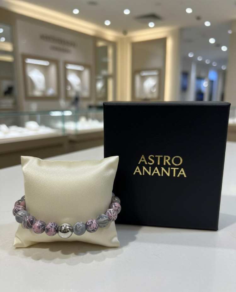 Larvikite "Inner Vision" Grounding & Protection Bracelet - Gallery Image 3