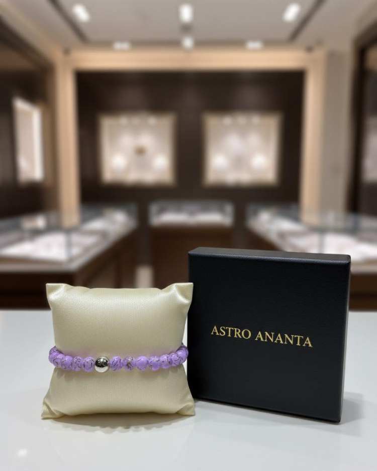 Amethyst "Shanti" Peace & Intuition Bracelet - Gallery Image 3