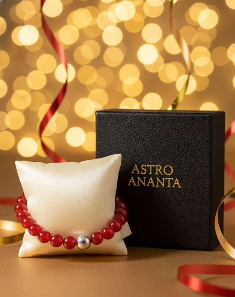 Red Carnelian "Tejas" Vitality & Courage Bracelet - Gallery Image 2